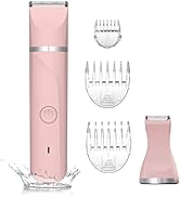 Bikini Trimmer for Women,Electric Razors Shaver for Bikini Legs Pubic Hair,Rechargeable Ladies Bi...