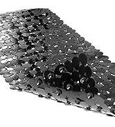 TEESHLY Bath Tub and Shower Mats, Non-Slip Pebble 35 x 16 Inches Machine Washable Bathtub Mat wit...