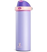 24 oz Insulated Water Bottle for Women: Meoky Stainless Steel Metal Water Bottle with 2-in-1 Stra...