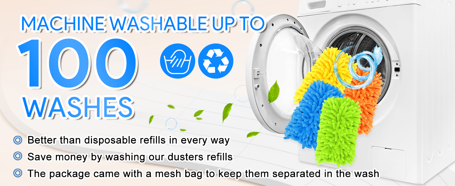 KEEPOW Reusable Duster Refill Compatible with Swiffer Duster Refill