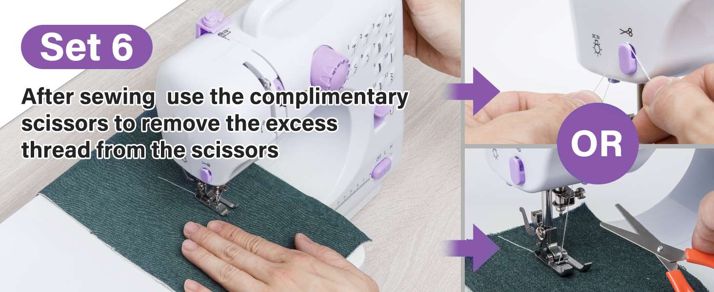 Sewing Machine with Extension Table, Mini Sewings Machines Portable Electric Sewing Machine