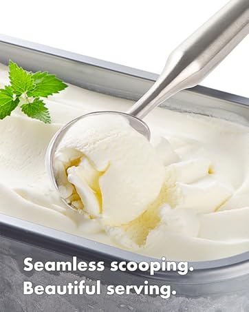 stainless steel ice cream scoop