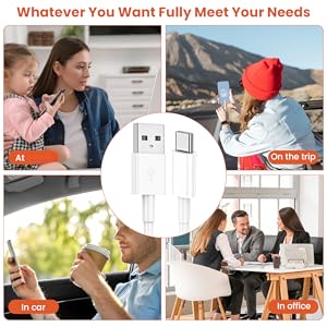 USB A to USB C cable