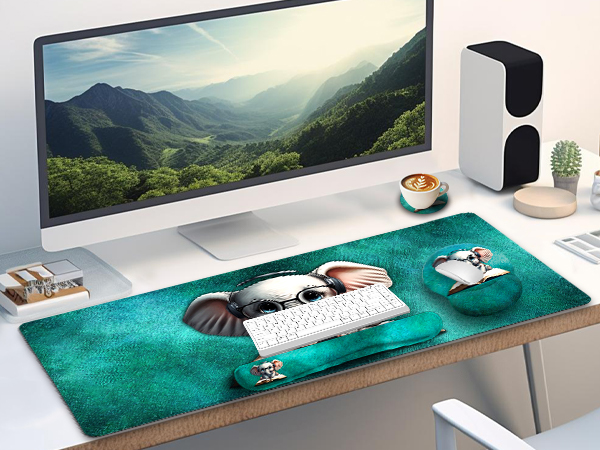 Cute Elephant Home Office Desk Accessories