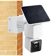 Wall Mount Corner Bracket for Wyze Solar Cam Pan – Outdoor Aluminum Alloy Corner Mount with Rust-...