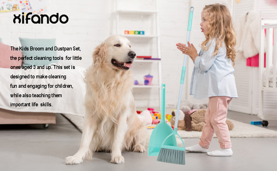 Kids Broom and Dustpan set