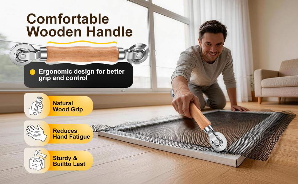 Comfortable Wooden Handle