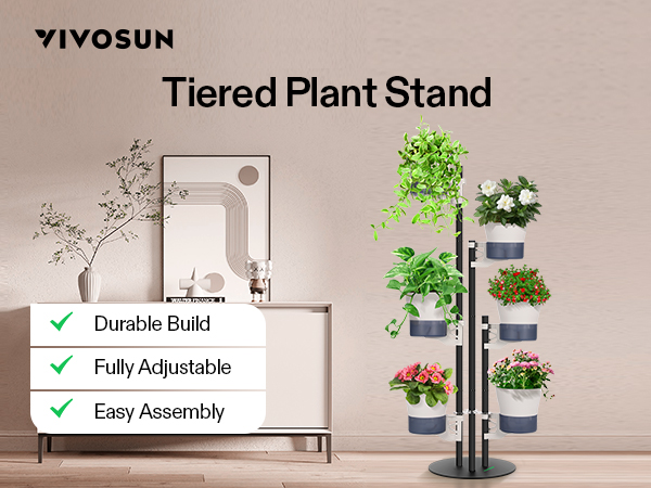 VIVOSUN Metal Plant Stand