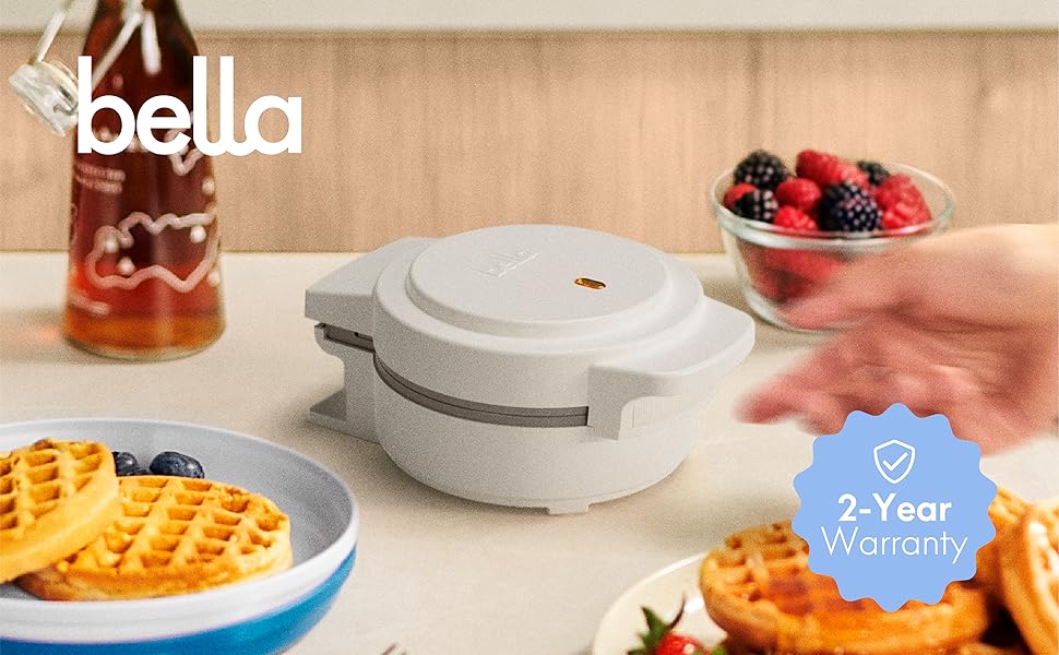bella Mini Waffle Maker, Oatmilk