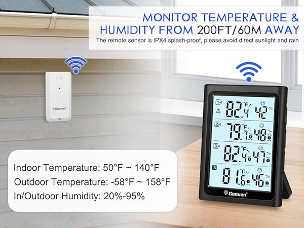 thermometer with 3 sensors