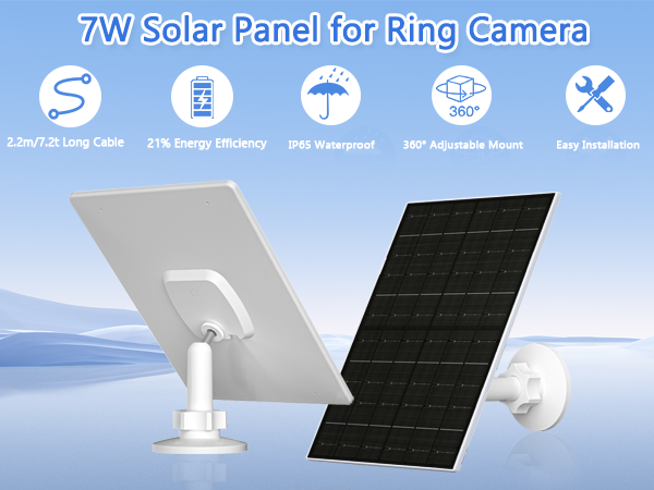 solar panel for ring camera