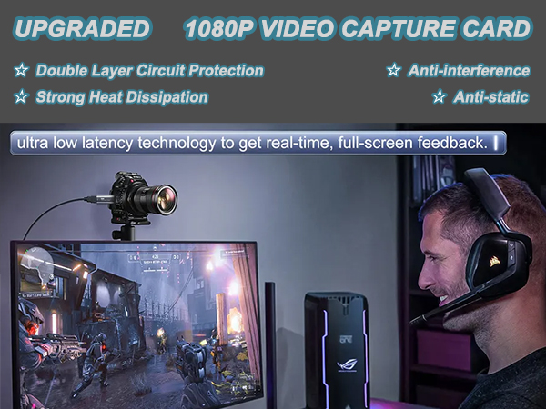 4K HDMI to USB 2.0 Video Capture Card 1080P Cam Link Card