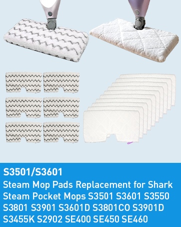For Shark Steam mop replacement pads
