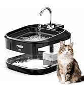 PGID Cat Water Fountain for Drinking,108oz/3.2L Automatic Water Dispenser for Cats, Water Fountai...