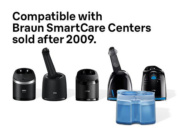 The Braun 3in1 ShaverCare refills are compatible with Braun SmartCare Centers sold after 2009.