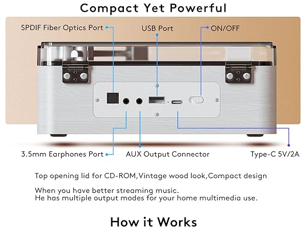 All-in-one CD player