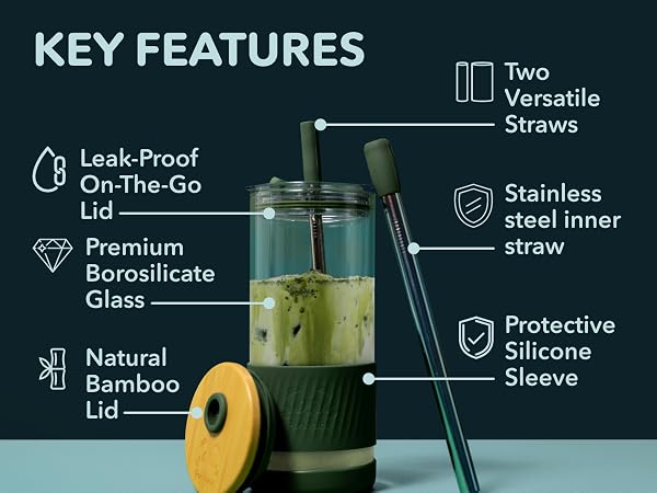 Pandaloo Glass Tumbler