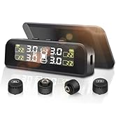 Tire Pressure Monitoring System Wireless Solar TPMS,Tire Pressure Monitor System with 4 External ...
