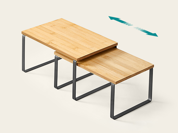 a table with a bent edge and a bent edge.