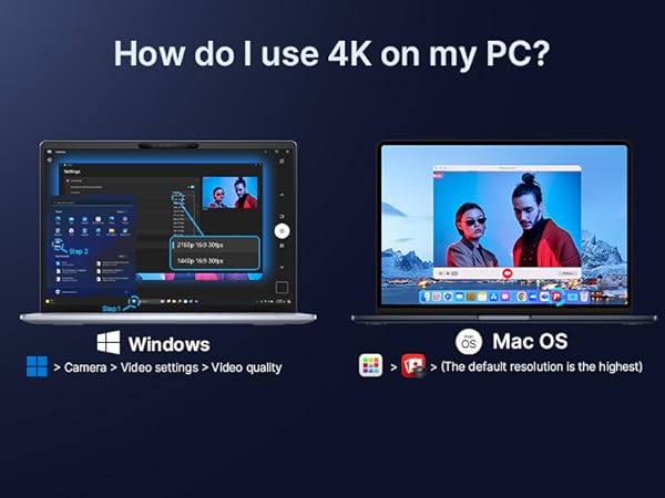 This is about the webcam’s pixel settings on Windows and macOS.