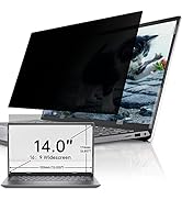 Laptop Privacy Screen 14 Inch, 16:9 Aspect Removable Privacy Screen Filter for 14 Inch Laptop Wid...