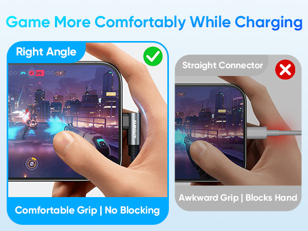 Right Angle USB C Design - No More Breaking