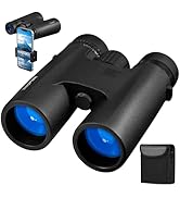 XrKrOPTend 12x42 HD Binoculars for Adults,High Powered, BAK4 Binoculars with Tripod Phone Adapter...