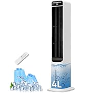 Uthfy 41" Swamp Cooler Air Conditioners, Cooling Fans that Blow Cold Air with 120° Oscillation, 4...