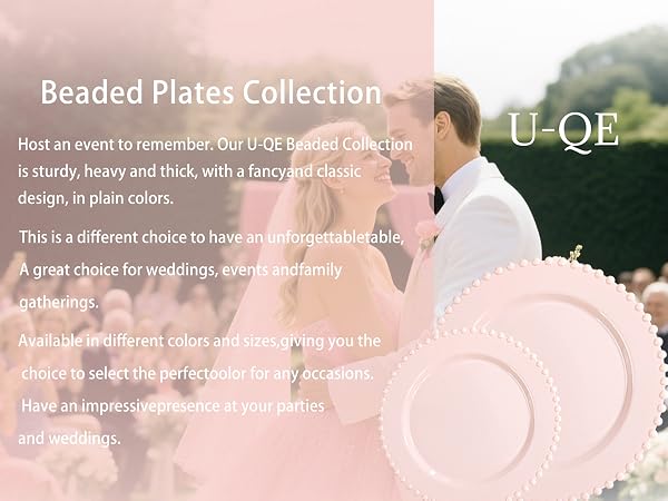 pink plastic plates