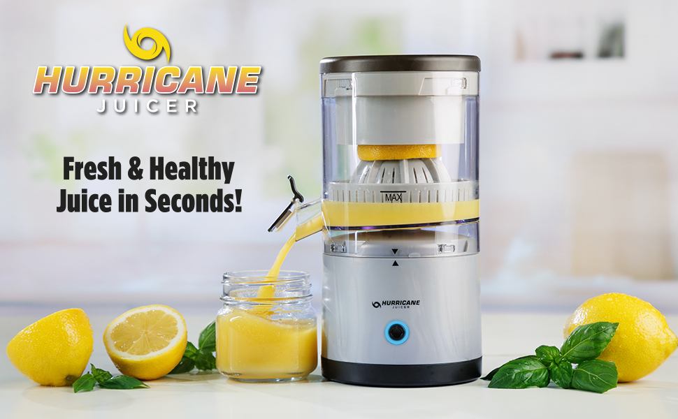 Hurricane Juicer - Fresh &amp;amp; Healthy Juice in Seconds