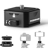 PIOENIMAGE Quick Release Plate, Tripod Mount Adapter, Camera Quick Release Mount Adapter with 1/4...