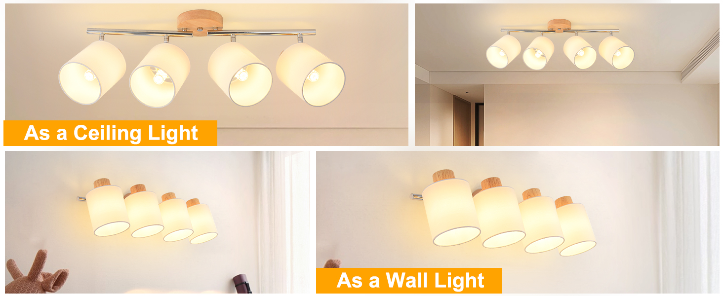 LED 4 Light Track Lighting Kit