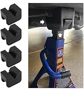 4PCS Slotted Pinch Weld Jack Pad,Rubber Pinch Weld Jack Adapter Provides Cushioning and Non-Slipp...