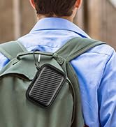 earbud case with clip