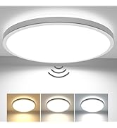 slochi 1 Pack 12Inch Motion Sensor Light Indoor Wired, 3000K/4000K/6500K Closet Lights Motion Sen...