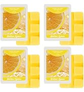 STRN Wax Melts Soy Wax Cubes 4 Pack Sicilian Lemon Scented, Long-Lasting Fragrance Scented Wax Cu...