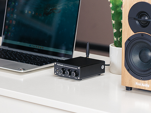 Bluetooth 5.0 Stereo Audio 2 Channel Amplifier Receiver Mini Hi-Fi Class D Integrated Amp