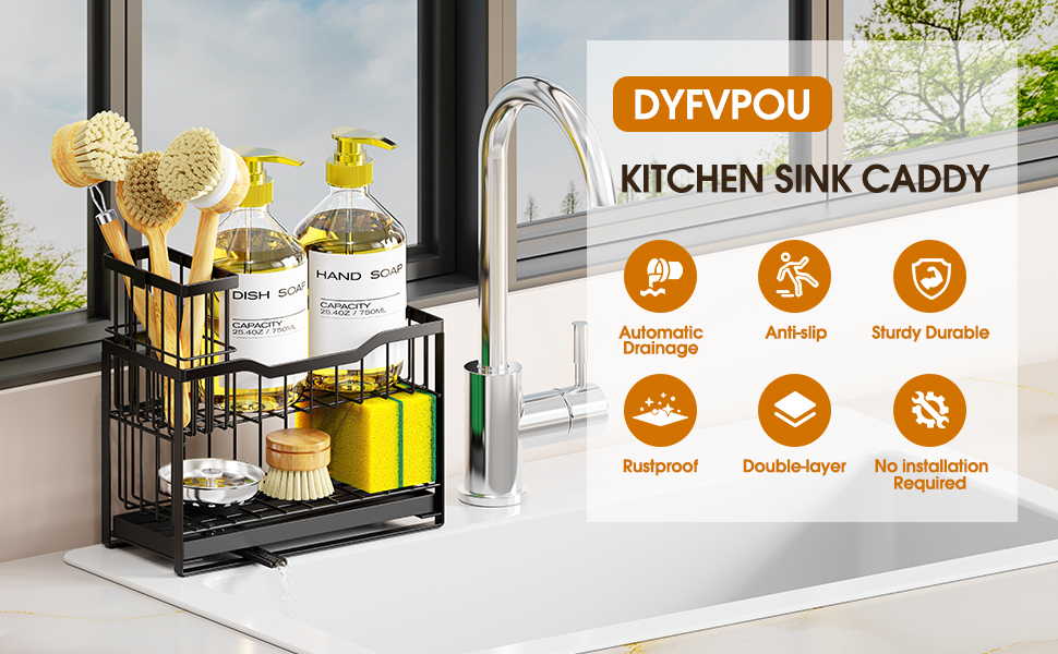 kitchen sink organizer