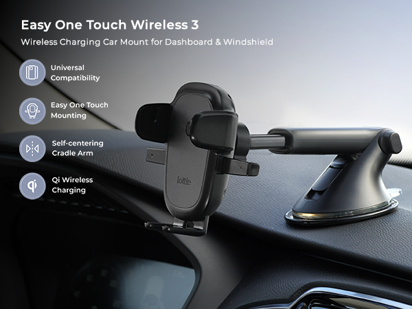 Universal Car Phone Mount iPhone Car Mount Car Cradles Wireless Charger Car Phone Charger 
