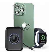 HUOTO Portable Charger,5000mAh Mini iWatch Magnetic Charger Power Bank with Charging Cable,Travel...