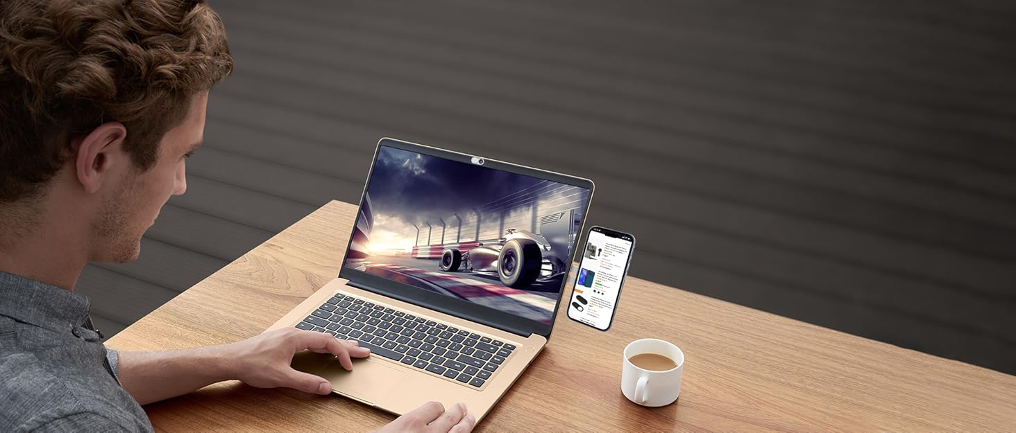 laptop phone holder
