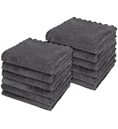 Orighty Ultra Soft Washcloths 12 Pack, Premium Microfiber Towel Sets 12x12 inches, Absorbent and ...