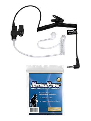 maximalpower two-way radio headset with packaging