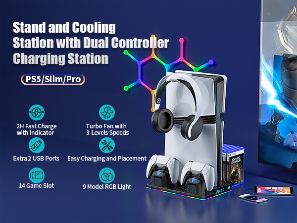 ps5 cooling station