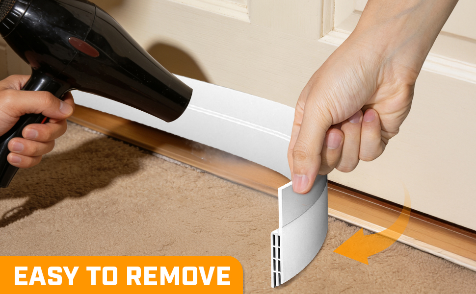 door draft stopper under door seal door sweep silicone door strip bottom gap blocker