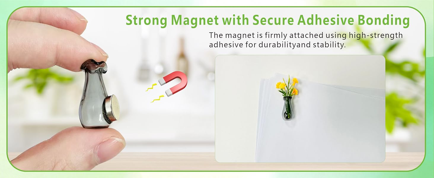 mini vase magnets for fridge