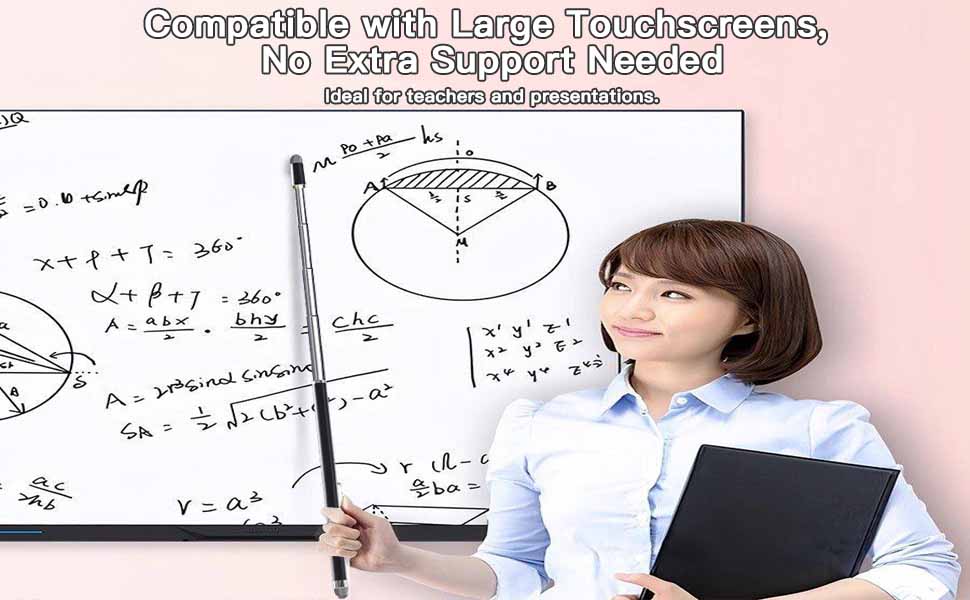 Extendable 2-in-1 Dual Tip Universal Stylus Pen