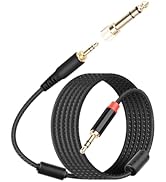 YANBORONSN 6.5FT/2M 3.5mm Audio Cable,3.5MM Male to Male Headphone Jacks Audio Cable with 6.35mm ...