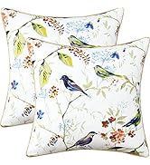 VOGOL 18 x 18 Square Decorative Throw Pillow Covers, Set of 2 Modern Double-Side Design Cushion C...