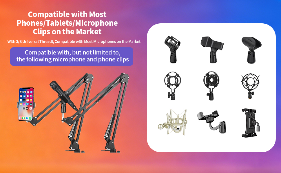 Boom Arm Microphone Mic